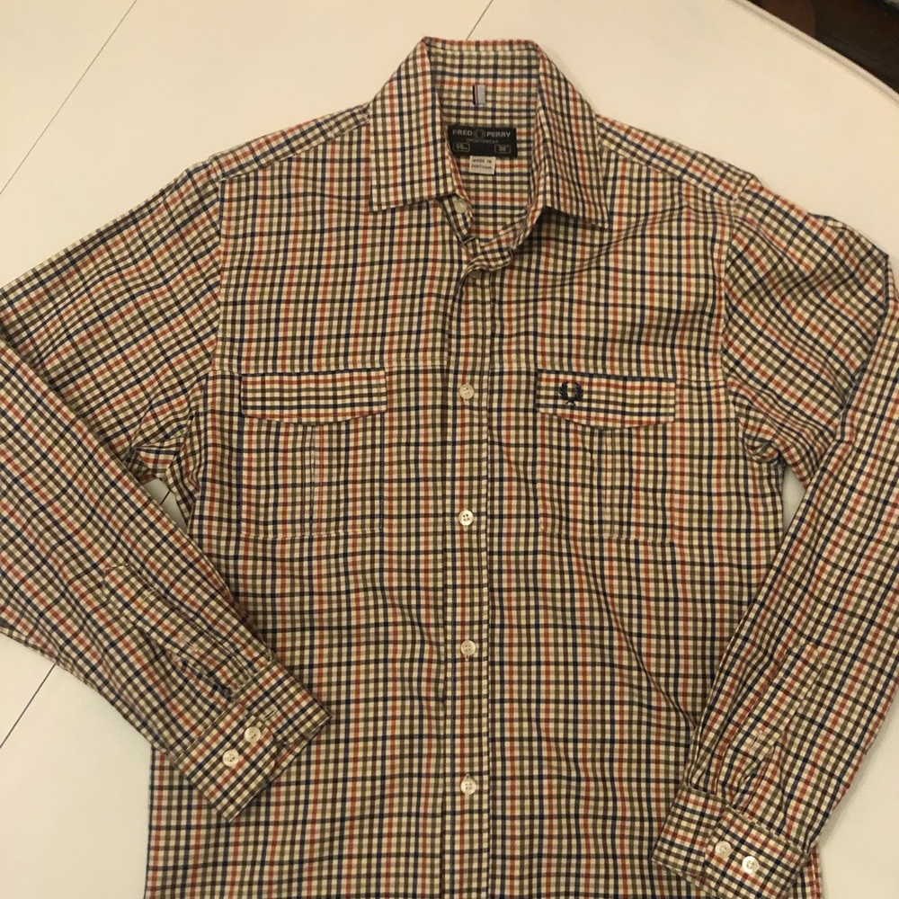 Fred Perry checkered shirt